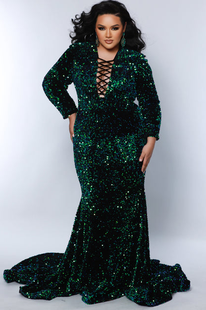 Sydney's Closet Clutch Mermaid Gown